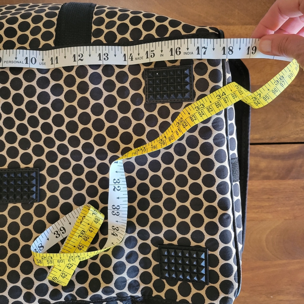 Deluxe Puppy, Small Dog (or cat) canvas carrier, black and cream - Picture 9 of 14